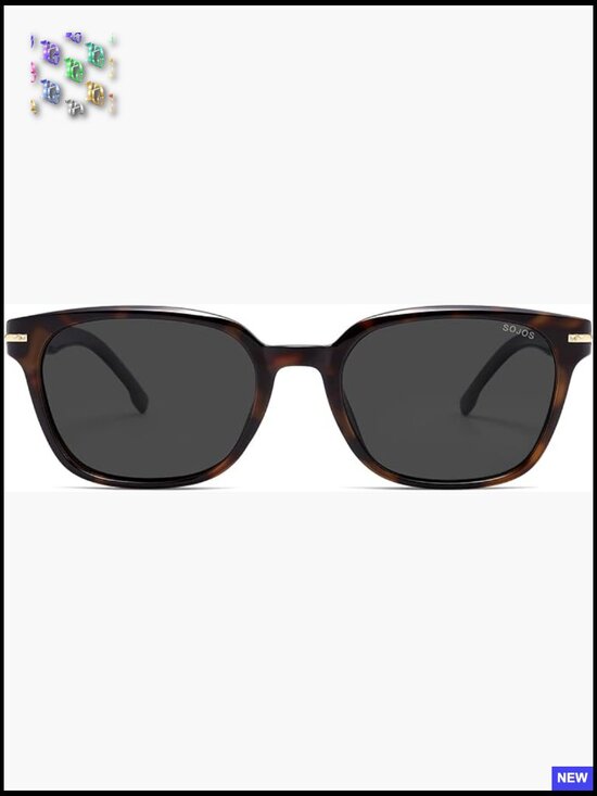 Retro Square Polarized UV400 Sunglasses Lightweight Trendy Unisex